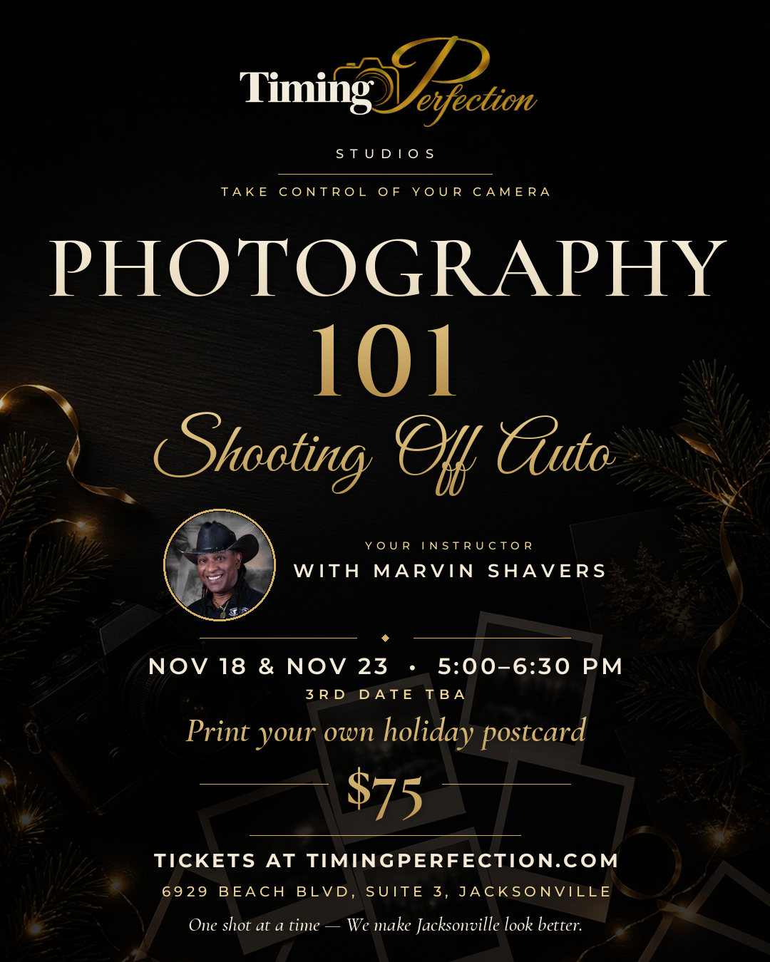 Photography 101: Shooting Off Auto event graphic